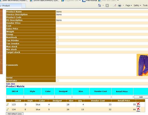 Web based Inventory system software