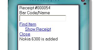 Item receipt wireless Inventory system software