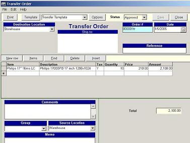 Inventory software
